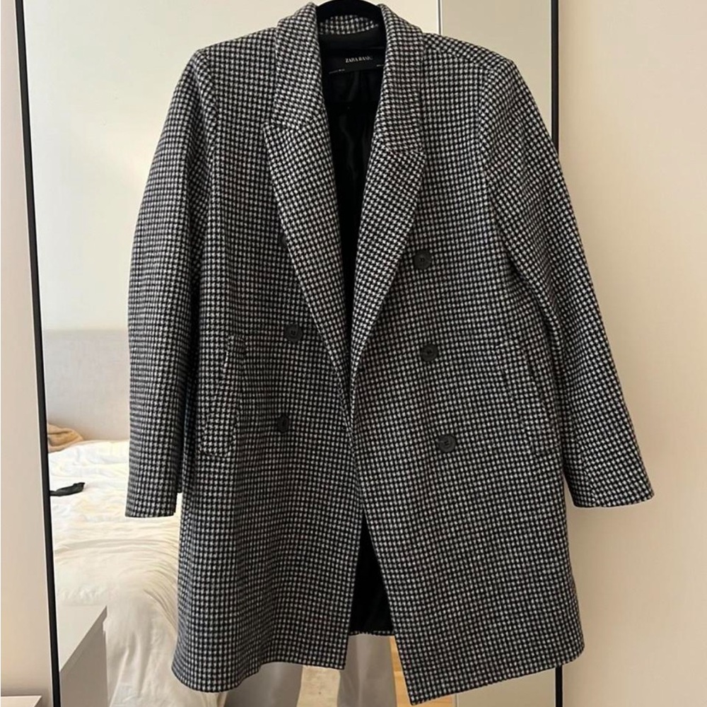 Houndstooth Double-Breasted blazer